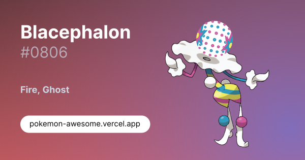 Blacephalon · #0806