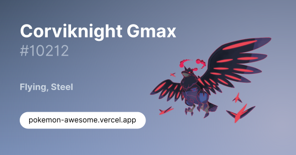 Corviknight Gmax